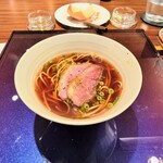 Gibier MIYAMA - 食事は鴨ラーメン