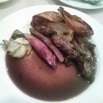 ル ビストロ - パロンブのロティ（自分で盛り付けた後）