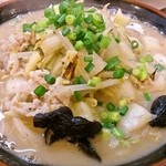 鶏極 - 2012冬限定豚ばら白菜そば