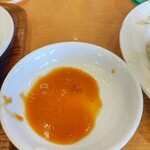 東京餃子軒 - 味噌ダレは酸味強め