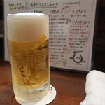 居酒屋 一心 - 生ビール