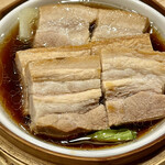 かつぎや - 豚の角煮は30分くらい蒸すので先に注文しておきます