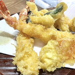 悠庵 - 天ぷら盛り合わせ