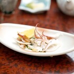 博多料亭 稚加榮 - 烏賊ゲソ焼き