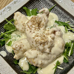 かつぎや - 嘆いていたら店主が大海老のマヨネーズ炒めを出してくれました＼(^o^)／