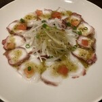 個室Diningリフージョ - タコのカルパッチョ