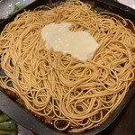 個室Diningリフージョ - 〆の焼きチーズラーメン