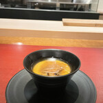 イル アオヤマ - 虎河豚の白子入り白子フランと白トリュフ