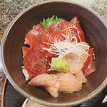 かど新 - 合わせづけ丼(小、酢飯)_¥930