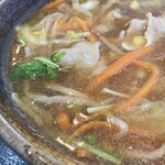 Yudetarou - 肉野菜あんかけ中華 接写1