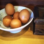 我流担々麺 竹子 - ゆで卵は3個まで