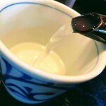 せきれい橋 川上庵 - せきれい橋 川上庵　蕎麦湯