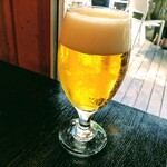 せきれい橋 川上庵 - せきれい橋 川上庵　軽井沢高原ビール限定990円