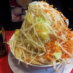 千里眼 - 2012/12野菜マシマシ＆カラアゲマシマシ。まるでクリスマスツリー