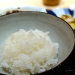 新ばし 星野 - 白飯も、やはり星野さんが日本一好き。薫り高さが半端なく、何回深呼吸したことか・・・お代わりができない胃袋を恨む。