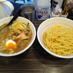 元祖 中華つけ麺 大王 - 野菜つけ麺900円 麺追加150円