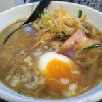 Ganso Chuukatsukemen Daiou - 野菜つけ麺900円のスープ