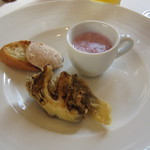 クラリタ ダ マリッティマ - 前菜3種盛り