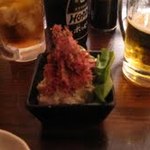 立ち飲み 竜馬 - ポテサラ+コンビーフ