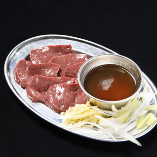 超新鮮な朝どれ牛レバーのしゃぶしゃぶ