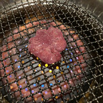 焼肉の牛太 - 塩タン on fire