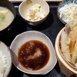 天ぷら海鮮米福 - 季節の天ぷら定食
