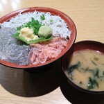 魚河岸 丸天 - 魚河岸三色丼