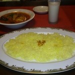 チャイハナ海花 - サフランライスとチヌのカレー