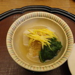 くずし懐石 縁 - 穴子　京菜　海老芋