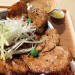 元祖豚丼屋 TONTON - ロース肉アップ