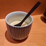 SUSHI TOKYO TEN、 - ズワイガニの茶碗蒸し