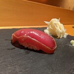SUSHI TOKYO TEN、 - 本マグロ赤身の漬け
