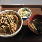 すき家 - すき家 「高菜明太マヨ牛丼セット」