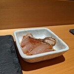 SUSHI TOKYO TEN、 - 早良の玉ねぎ醤油漬け