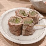 牛タンと野菜巻き串 おくお - 