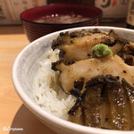 かかし屋 - 鮑のステーキ丼