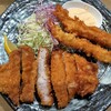 とんかつ屋 桜、、さくら咲く・・・日。 - サーピスロース海老ランチ1,290円
