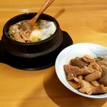 まあまあ屋 - 小皿にとっていただきます。