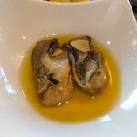 観光列車 おれんじ食堂 - 牡蠣のオリーブオイル漬け
