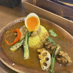 大名カレー 中村屋 - ポテマヨチキンカレー ¥1,000