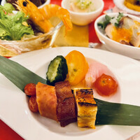 中国料理 カリュウ(ヨコハマ グランド インターコンチネンタル ホテル) - 前菜の盛り合わせ