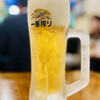 Nikujirugyouzafukuniku - 生ビール 500円
                ビールもジョッキもキンキンに冷えていて美味い。