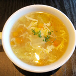 アンズ カフェ プラス バー - 1500円ランチコース　スープ