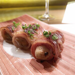 海華月 - かきのベーコン巻きグリル レモン風味