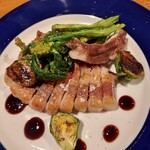 和献洋菜Hi-Bi - ワイン豚ドライエイジングロースのグリル