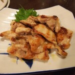 金町製麺 - 鶏もも肉焼き