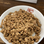 一品堂 - M : 挽き肉ライス110円