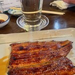 味治 - かば焼に日本酒　うまい・うますぎ～