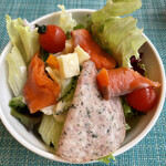 アクアベル - サラダがまた、いろいろあって美味しいんです。