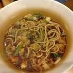 一〇そば - いい感じにふやけてます